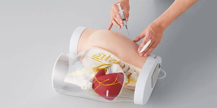 Treino de injeção intramuscular
