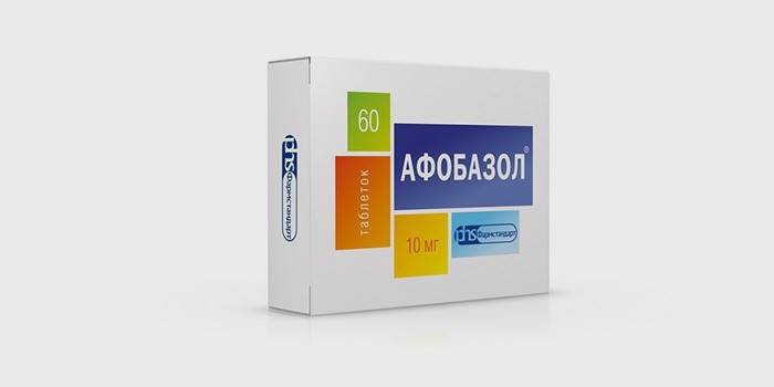 Medicação de estresse Afobazole