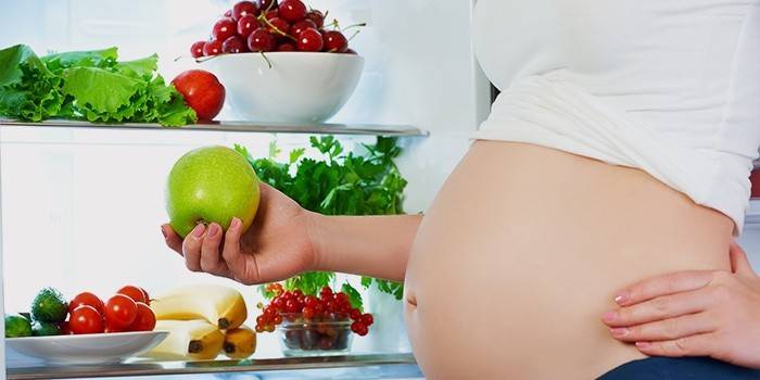 Produtos para dieta durante a gravidez