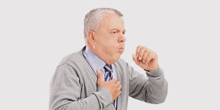 Sintoma de pneumonia - tosse debilitante