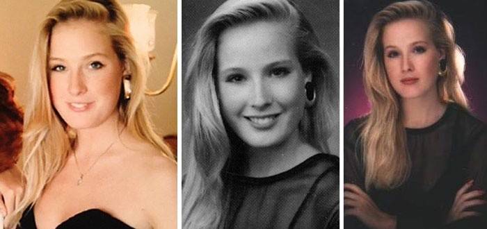 Rubia Dita Von Teese en su juventud