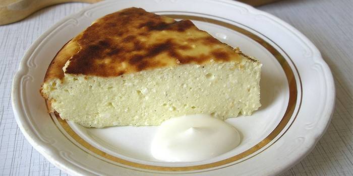 Cazuela de requesón