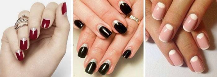 Exemplos de manicure da lua