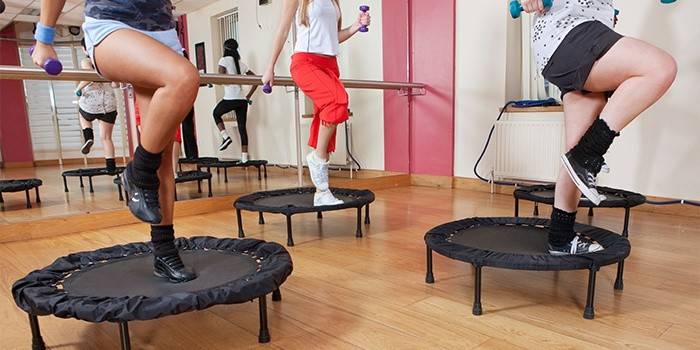 Trampolina skacze do utraty wagi