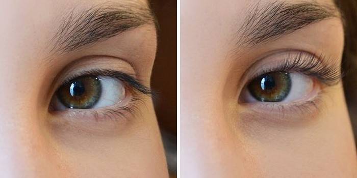 Antes y después de rizar