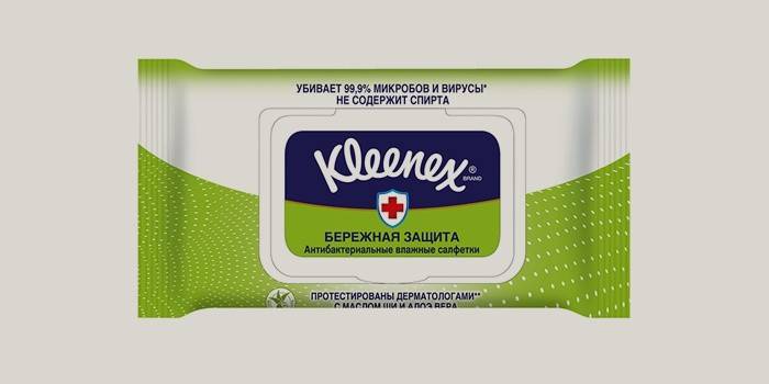 Toalhetes Antibacterianos para as Mãos