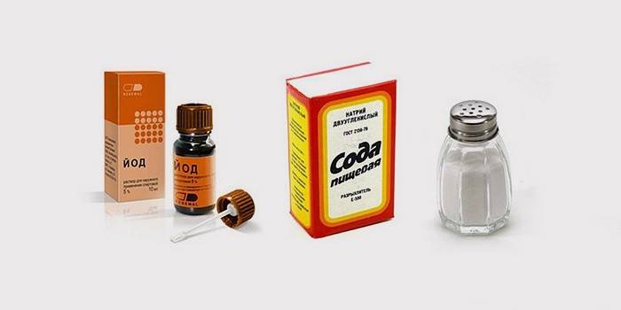 Ingrediencie pre roztok sodnej soli