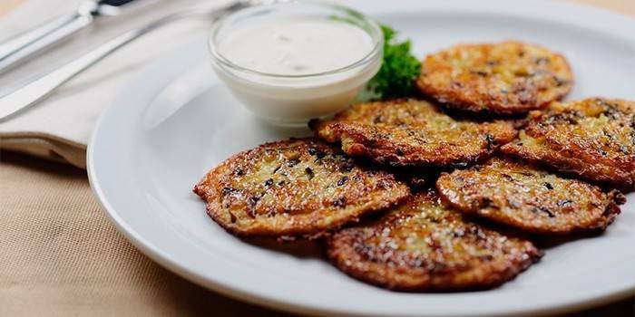 Zemiakové placky na vegetariánsku stravu