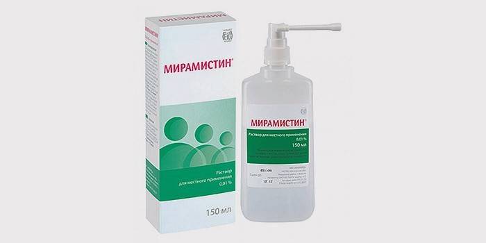 Opláchnite miramistín