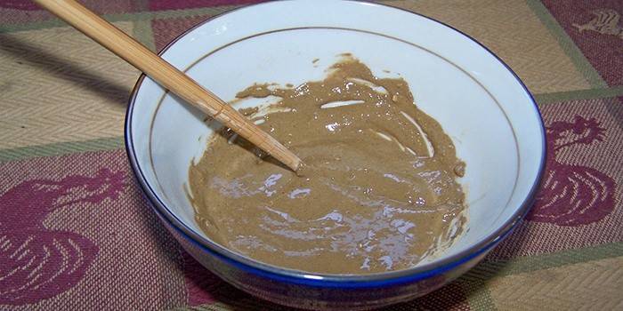 Cozinhar máscaras com argila azul