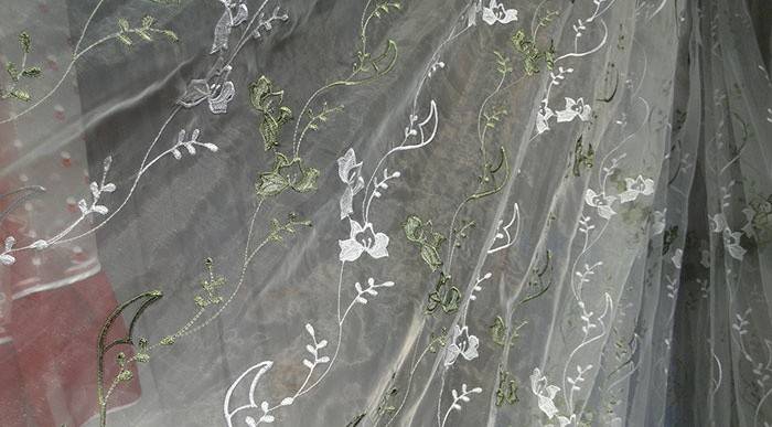 Cortina De Cortina De Organza Em Casa