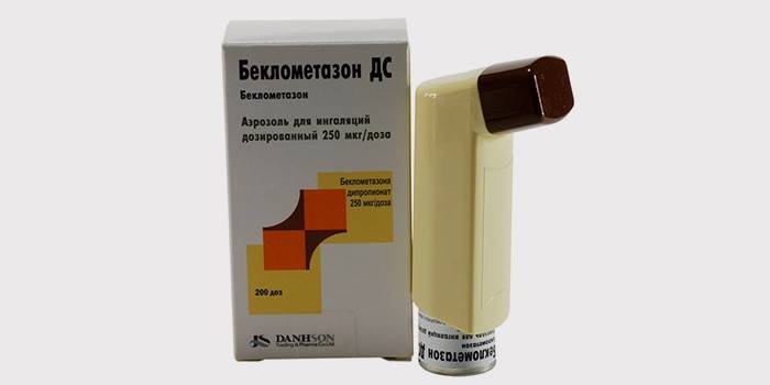 Beclometazón na liečbu lišajníka