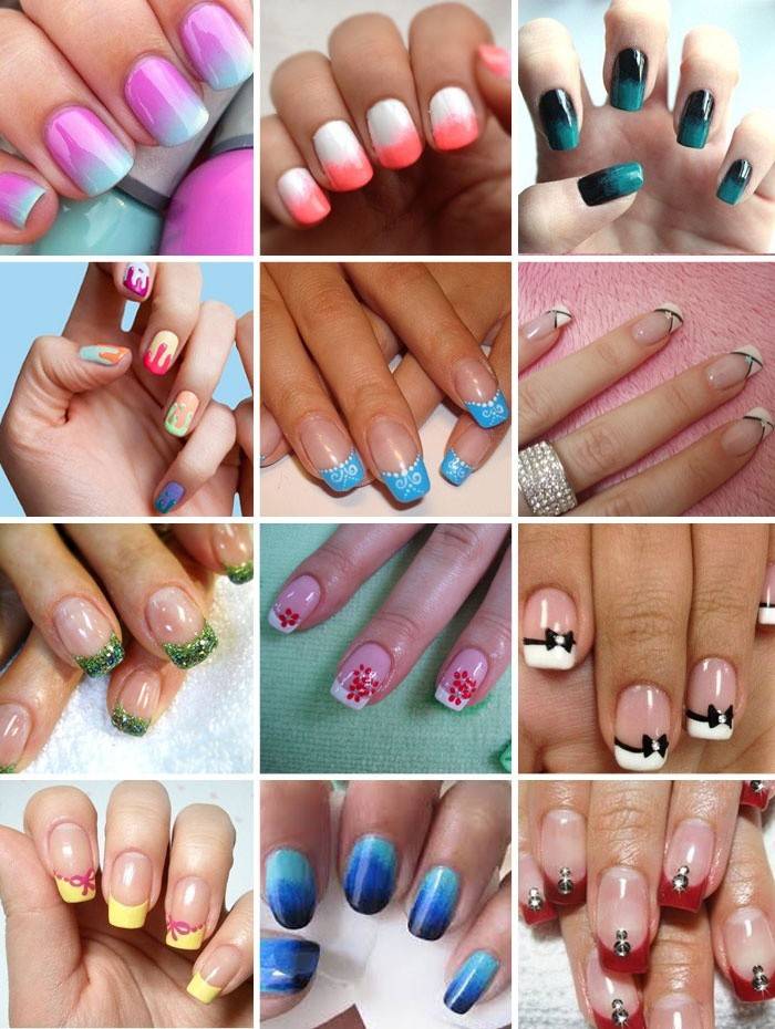 Stylowy francuski manicure z szelakiem