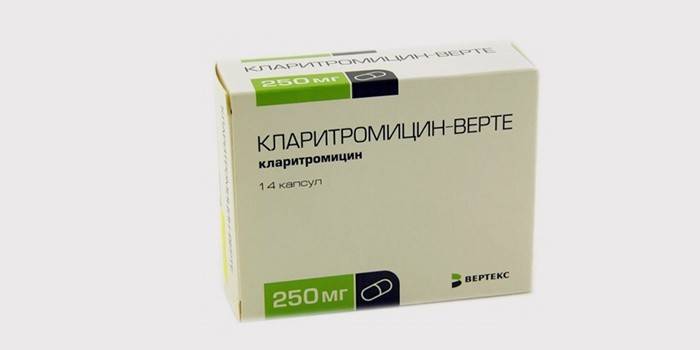 Klaritromycín na liečenie ureplazmózy u mužov