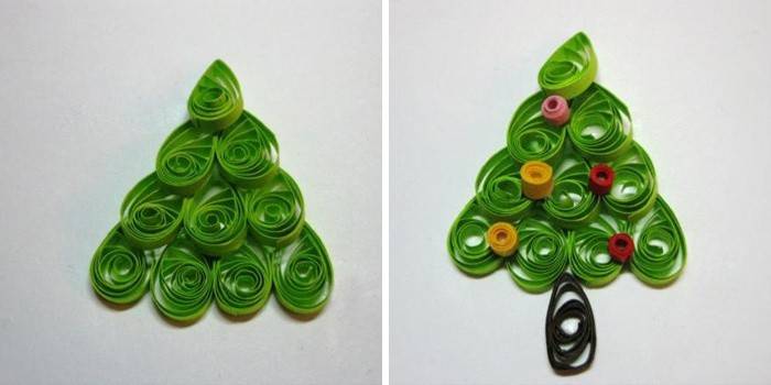 Choinka Quilling