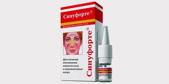 Gotas en la nariz con sinusitis - Sinuforte
