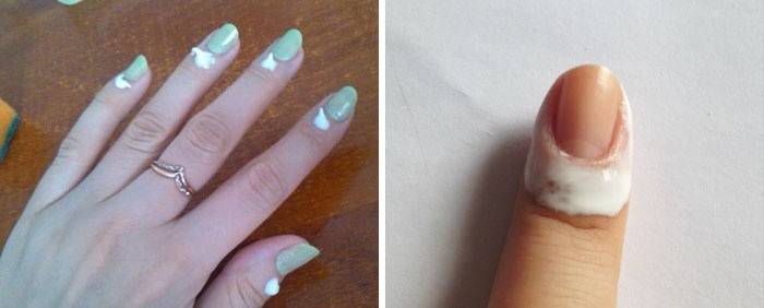 Crema para proteger la piel durante la manicura.