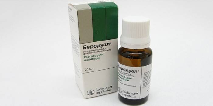 Berodual para inhalación