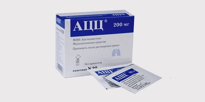 Acetylcysteín na čistenie pľúc po údení