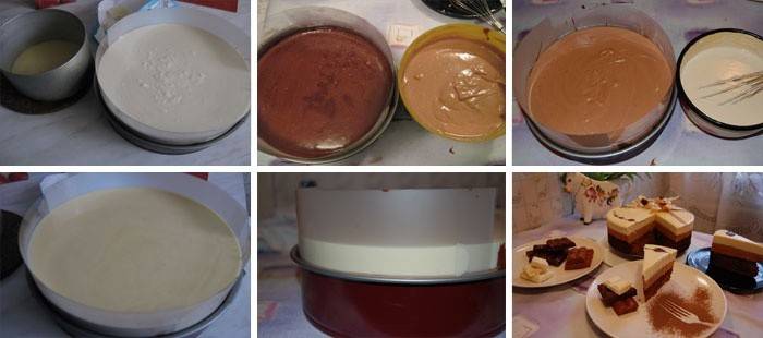 Como fazer três bolo de chocolate