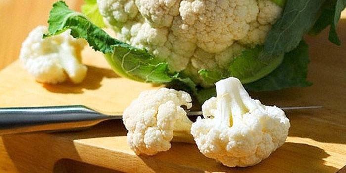 Preparar a couve-flor para cozinhar