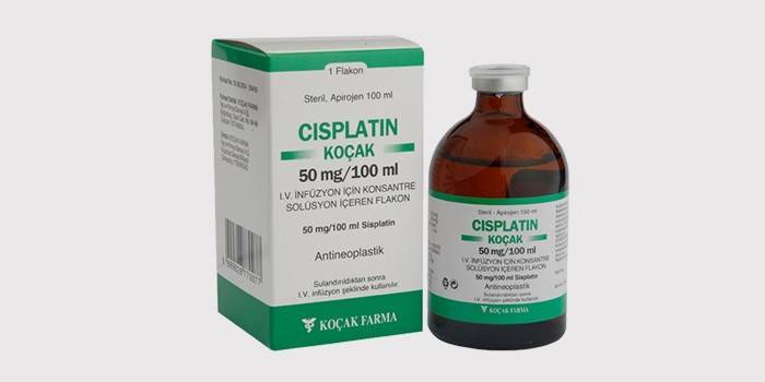Cisplatino para el cáncer de garganta