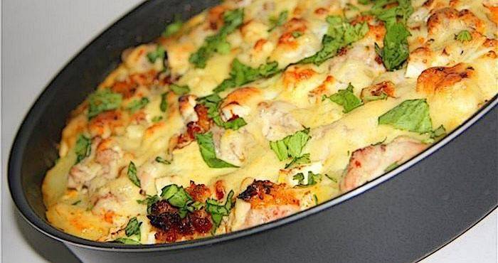 Cazuela de pollo y papas