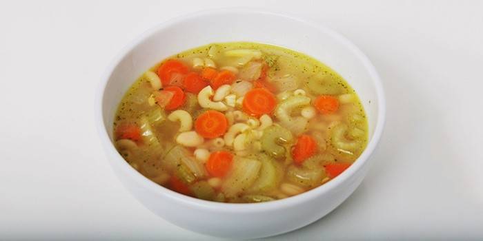 Sopa vegetariana
