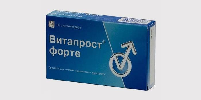 Vitaprost - świece z antybiotykami do leczenia zapalenia gruczołu krokowego