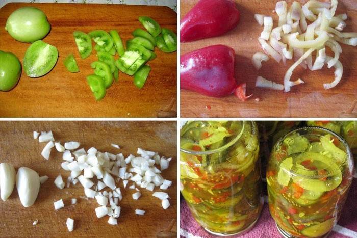 Latas de salada de estilo coreano