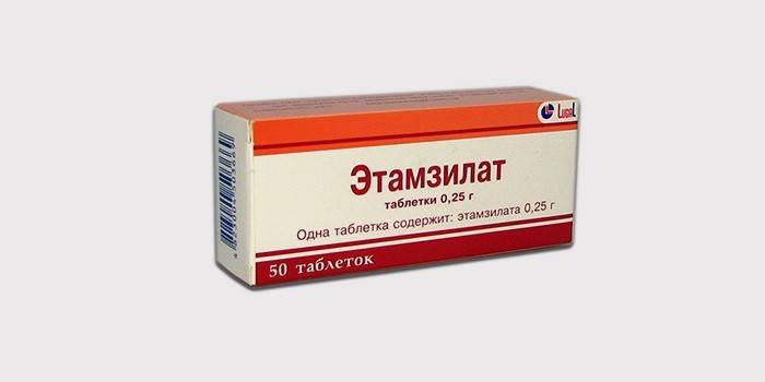 Etanosilato para parar o sangramento do ânus