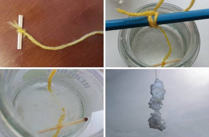 Como fazer um cristal de sal em casa