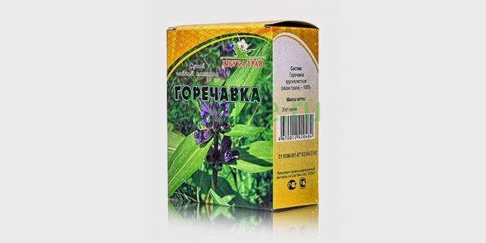 Gentian na liečbu prolapsu maternice