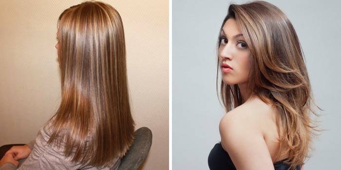Cabello castaño claro