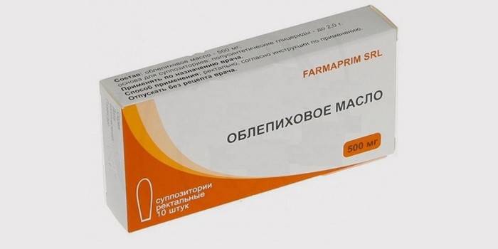 Świece rokitnika na zapalenie gruczołu krokowego