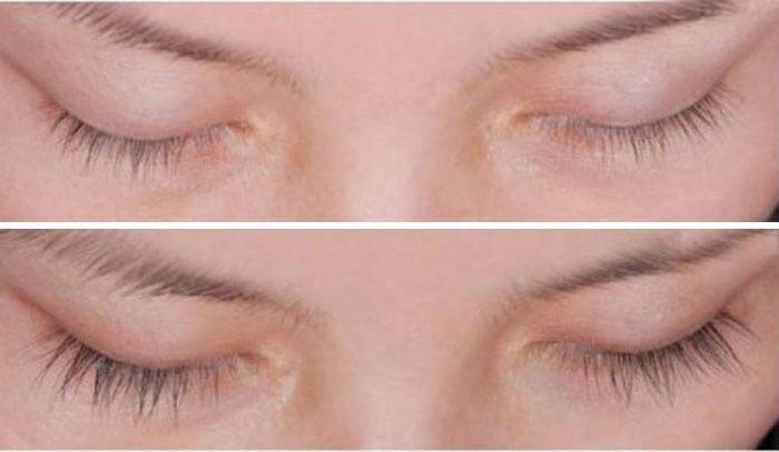 O resultado da aplicação de óleos cosméticos