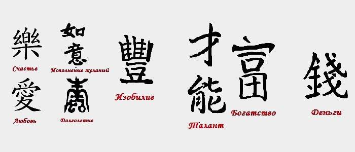 Znaczenie hieroglifów dla paznokci przez feng shui