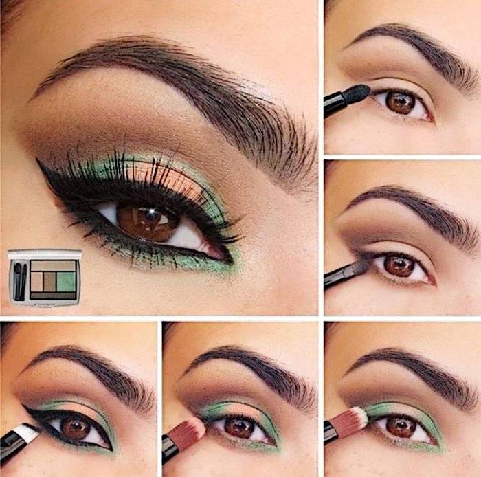 Maquillaje paso a paso para ojos marrones