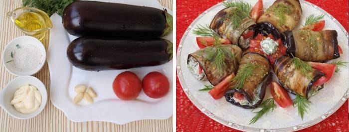 Aperitivo mãe-de-lei língua de berinjela jovem