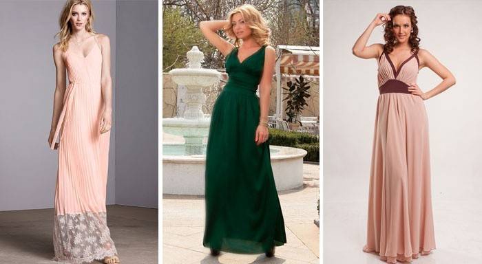 Decote em v chiffon vestido de verão
