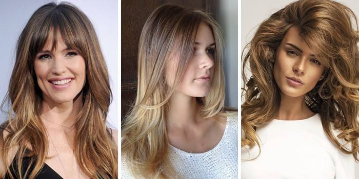 Chicas con reservas clásicas de cabello