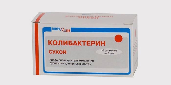 Colibacterin na zapalenie jelita grubego