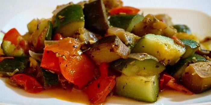 Ensopado de legumes frito