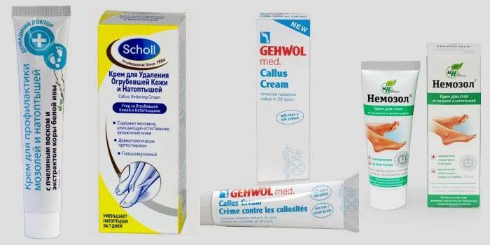 Creme contra calos e calos