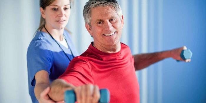 Exercícios de fisioterapia