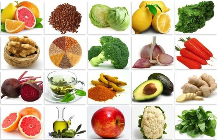 Productos dietéticos para hepatomegalia