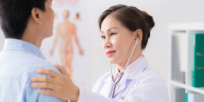 Na consulta do médico