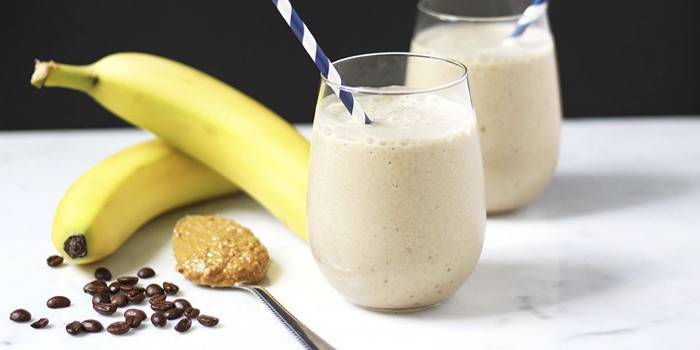 Batido de plátano y avena