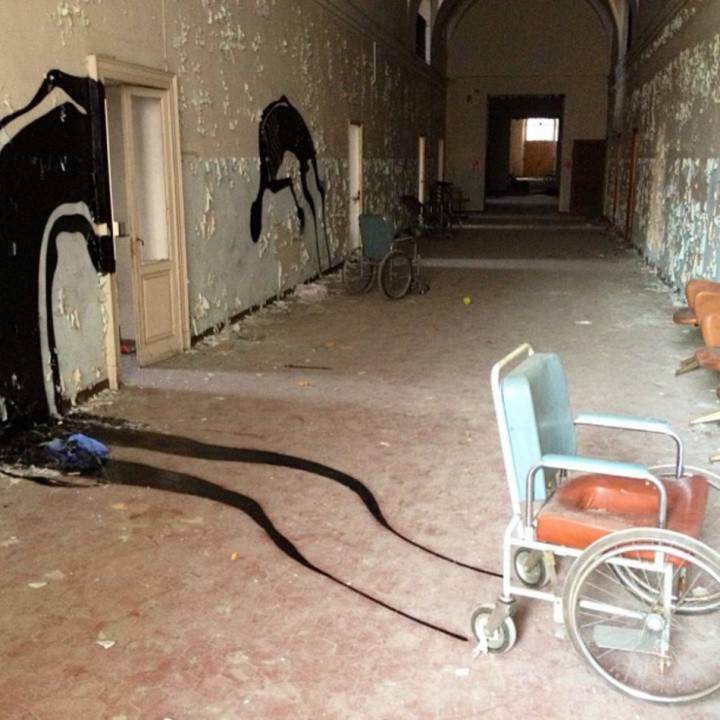 Opustená psychiatrická liečebňa