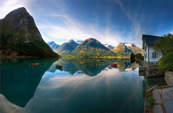 Paisaje en noruega